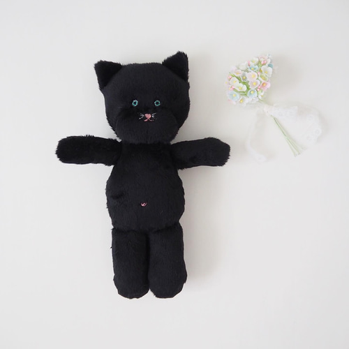 絵本のなか くろねこちゃんのぬいぐるみ ぬいぐるみ otometookaka 通販
