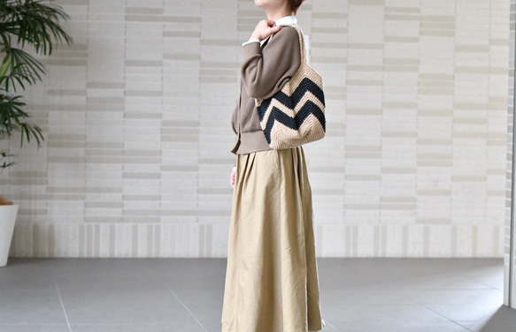 ジグザグバッグ（M,Lサイズ）受注製作 2枚目の画像