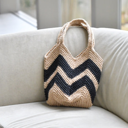 ジグザグバッグ（M,Lサイズ）受注製作 3枚目の画像