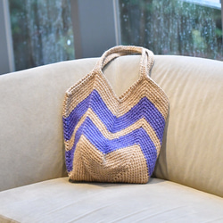 ジグザグバッグ（M,Lサイズ）受注製作 4枚目の画像