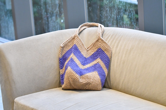 ジグザグバッグ（M,Lサイズ）受注製作 4枚目の画像