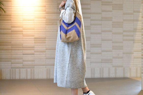 ジグザグバッグ（M,Lサイズ）受注製作 5枚目の画像