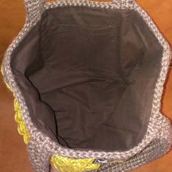 圖案手提袋（芥末色）定制 第4張的照片