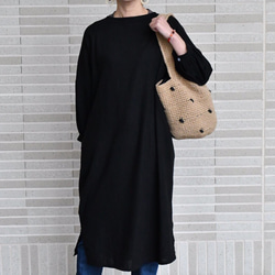 ワンハンドルのバケツバッグ 全2色（受注製作） 3枚目の画像