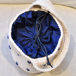 ワンハンドルのバケツバッグ 全2色（受注製作） 5枚目の画像