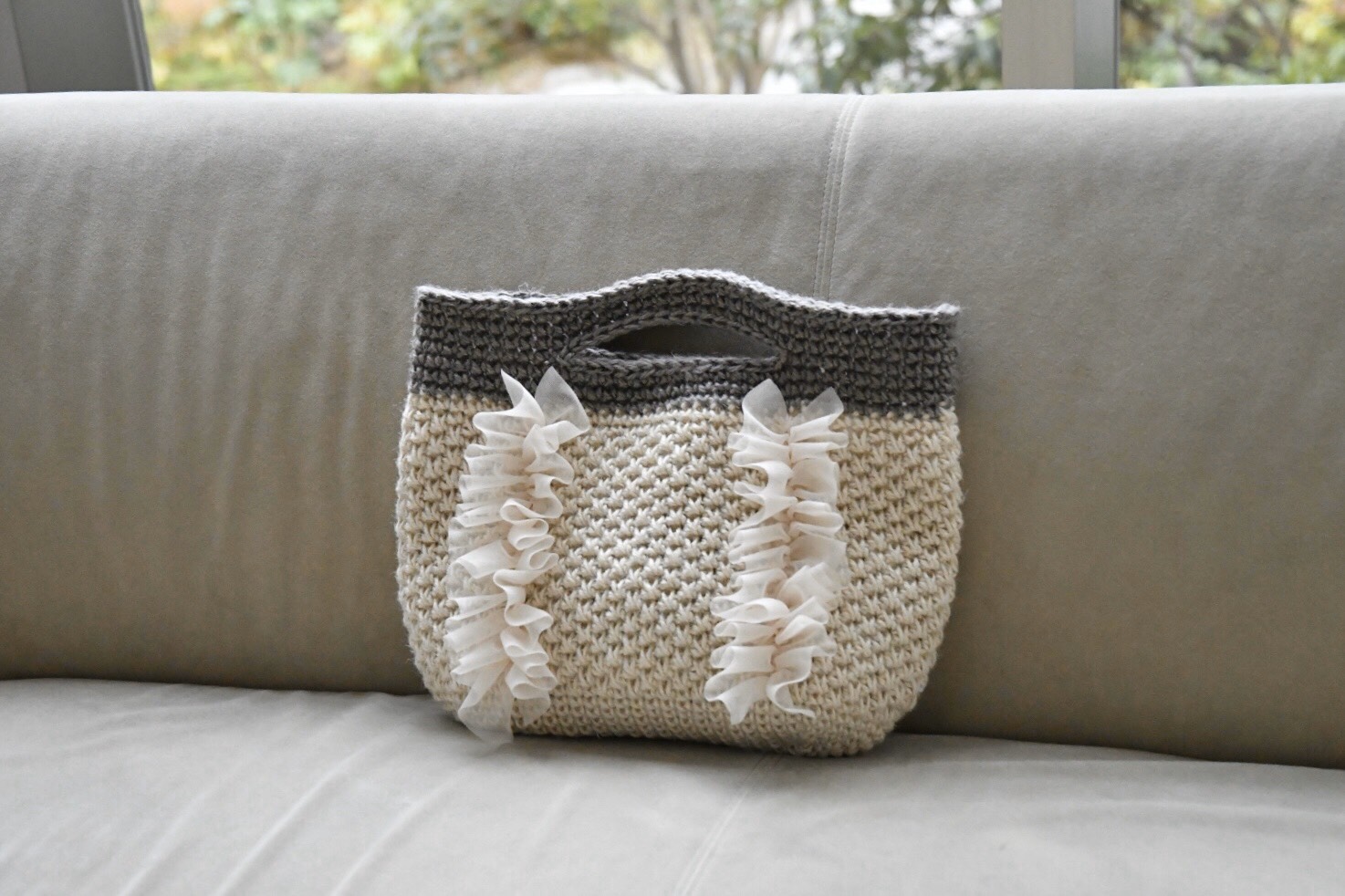 チュールフリルバッグ （受注製作）