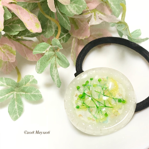 〈beads × flower〉green 4枚目の画像