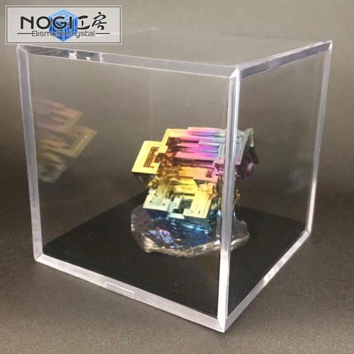 神秘的な美しさを持つビスマス結晶 432gケース付き
