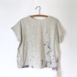 T-shirt / scratch / purple / Tシャツ Women's M 2枚目の画像