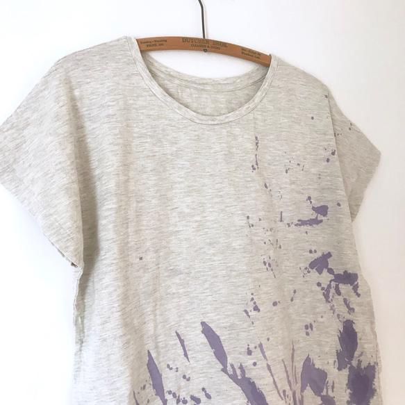 T-shirt / scratch / purple / Tシャツ Women's M 3枚目の画像