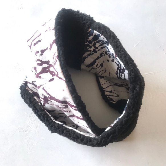 twisted snood / Round and round / ツイストスヌード、ネックウォーマー 3枚目の画像