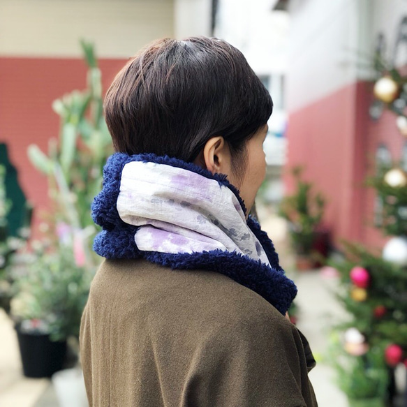 twisted snood / Round and round / ツイストスヌード、ネックウォーマー 5枚目の画像