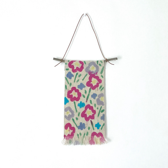 手染めのタペストリー / Flowers タペストリー・壁掛け Sashiiro 通販