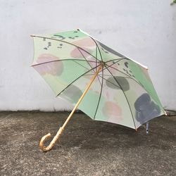 陽傘/手染陽傘/棉陽傘/粉彩 第2張的照片