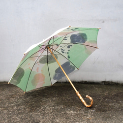 陽傘/手染陽傘/棉陽傘/粉彩 第3張的照片
