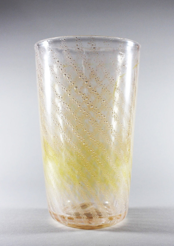 【Breathing Cup】細密織氣泡杯(琥珀漸層色) /水杯/果汁杯/啤酒杯 第1張的照片