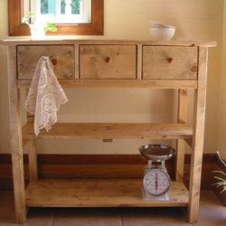 現品最終売り尽くし カントリー家具 アウトレット 4段チェスト*ハート