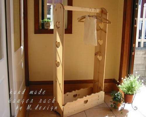 手作り　カントリー　ハンガーラック 0_1472129d550dd61b8f81fbe742cc