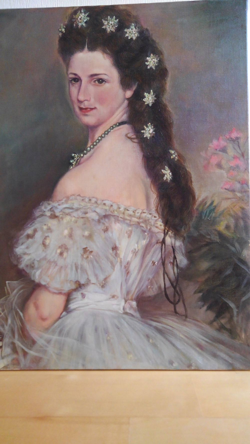油絵　エリザベート　72×92cm 油絵エリザベート72×92cm