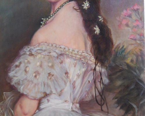 油絵　エリザベート　72×92cm 油絵エリザベート72×92cm