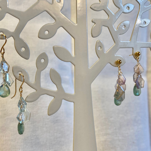 送料無料】14kgf 天然石 ミントグリーンカイヤナイトとスカイブルー  