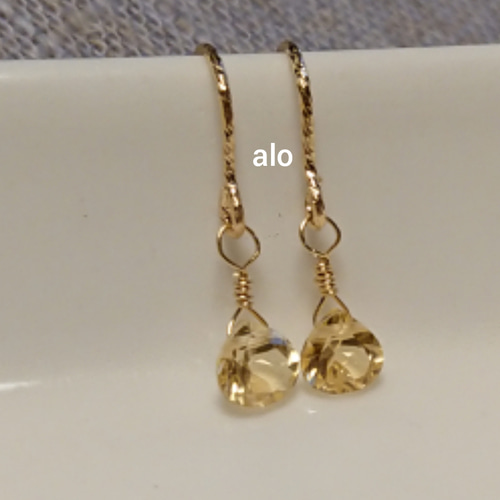 送料無料】14kgf 天然石 小粒 シトリン マロンファセットカット  