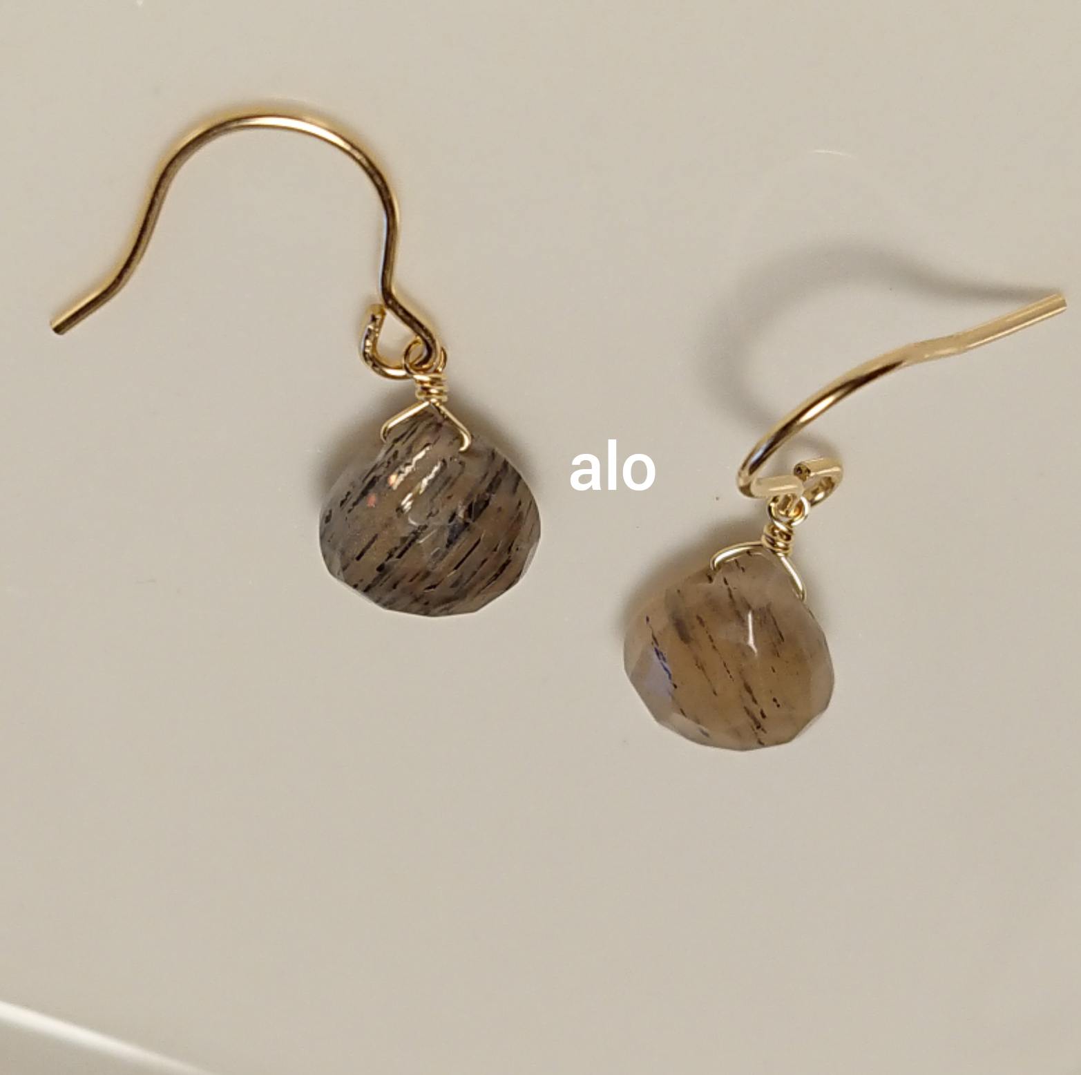 送料無料】14kgf 天然石 ルチル入りムーンストーン マロン シンプル  