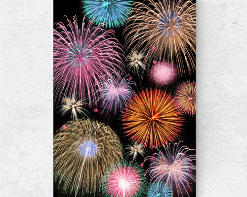 シーグラスアート 夏のおとずれ 花火 シーグラスアート 夏のおとずれ 花火 シーグラスアート 夏のおとずれ