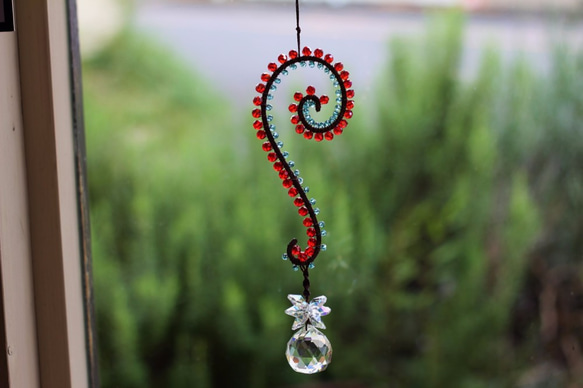 ☆ Suncatcher Paisley Red Aqua ☆ 享受光和彩虹 第1張的照片