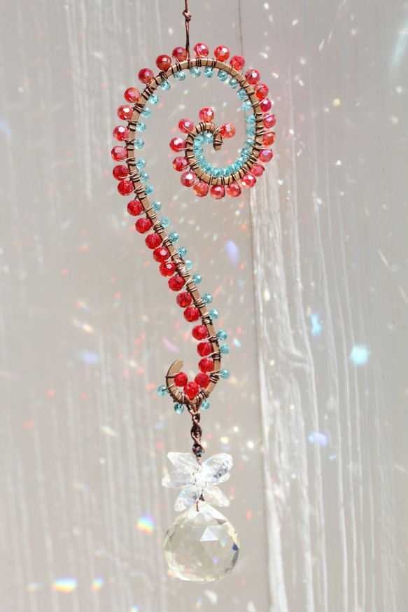 ☆ Suncatcher Paisley Red Aqua ☆ 享受光和彩虹 第2張的照片