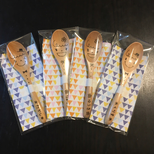 プレゼントにも大人気！名入れスプーン☆お好きなお名前をお入れします