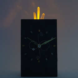 クリスタルの置き時計 1枚目の画像