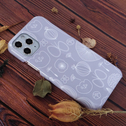 ＊iPhone17＊ひだまりへようこそ 北欧 スマホケース 花 ちょうちょ つぼみ 花畑 側面印刷 シンプル 7枚目の画像