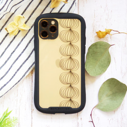 iPhoneケース  グリップケース・クリア【玉ねぎ】北欧 スマホケース オニオン 透明 シンプル おしゃれ 2枚目の画像