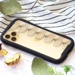 iPhoneケース  グリップケース・クリア【玉ねぎ】北欧 スマホケース オニオン 透明 シンプル おしゃれ 3枚目の画像