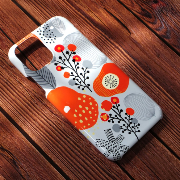 ＊iPhone17＊ 優しい花 北欧 スマホケース スマホカバー 花畑 フラワー 花柄 側面印刷 7枚目の画像