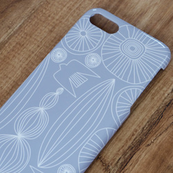 ＊iPhone17＊自然へようこそ 北欧 スマホケース スマホカバー くすみカラー 北欧柄 グレー 側面印刷 3枚目の画像