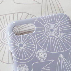 ＊iPhone17＊自然へようこそ 北欧 スマホケース スマホカバー くすみカラー 北欧柄 グレー 側面印刷 5枚目の画像