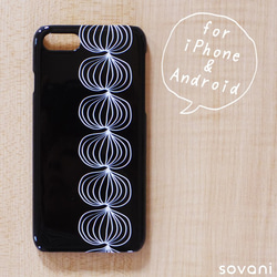 スマホケース iPhone17 16 SE3【玉ねぎ】オニオン モノトーン 北欧 シンプル おしゃれ Android 6枚目の画像