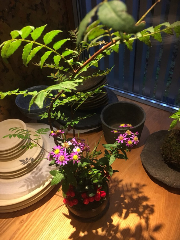 乾漆の花瓶 sghr Sghr スガハラ フラワーベース 花瓶 HELEN ヘレン 花器