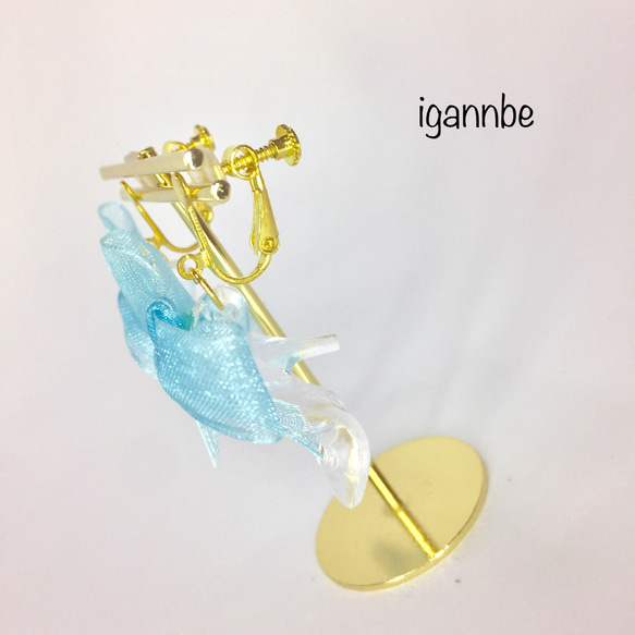 glass slipper （ blue） 2枚目の画像