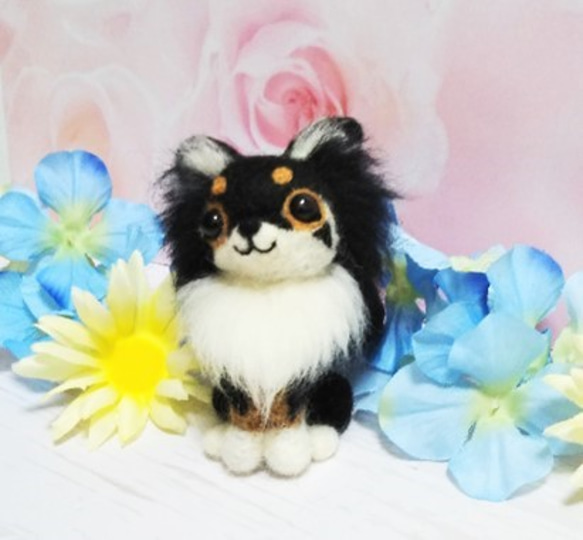 羊毛フェルト【ロングコートチワワ】犬 ※他の犬種のオーダーも受付中