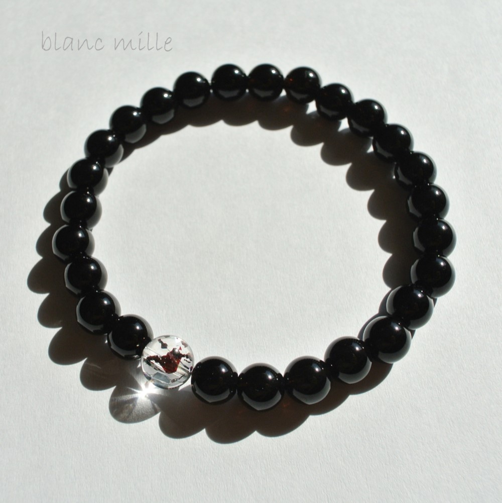 スーパーセブン、モリオン黒水晶、ブレスレット