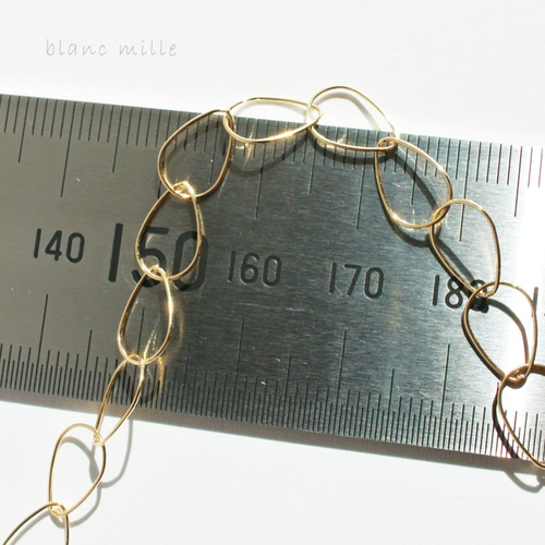 No.b-egg-660○*K18デザインチェーンブレスレット オーダー制作○*18金