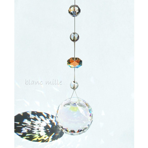 ブルーAB✩.*˚SWAROVSKIサンキャッチャー ブルーAB✩.*˚SWAROVSKIサンキャッチャー - メルカリ