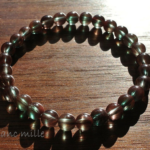 No.1121 最高級チベット産カラーチェンジアンデシン6mm 天然石