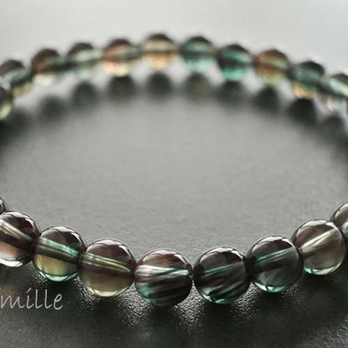 No.1121 最高級チベット産カラーチェンジアンデシン6mm 天然石