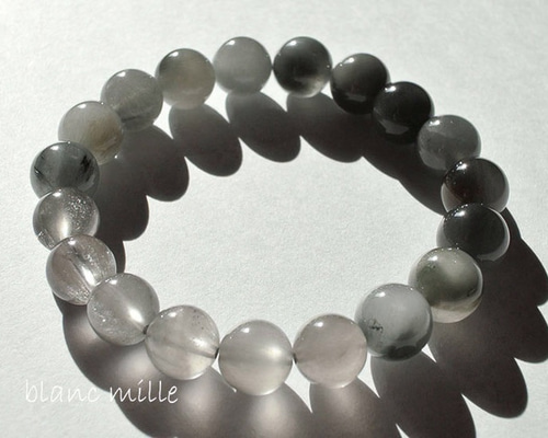 ★格安ご提供★NEW♫一本のみ【ラビットヘアブルールチル9mm珠ブレス】❤️ 0_c29b60df0d4403f4485dfd466905