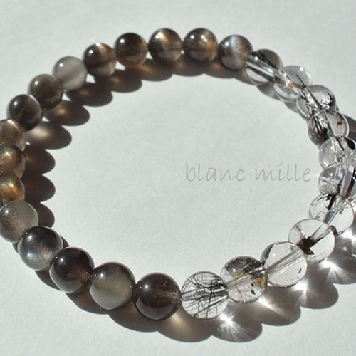 ◇煩悩を打ち砕く◇銀線入り◇金剛杵六眼天珠とゴールドルチル・レッド  