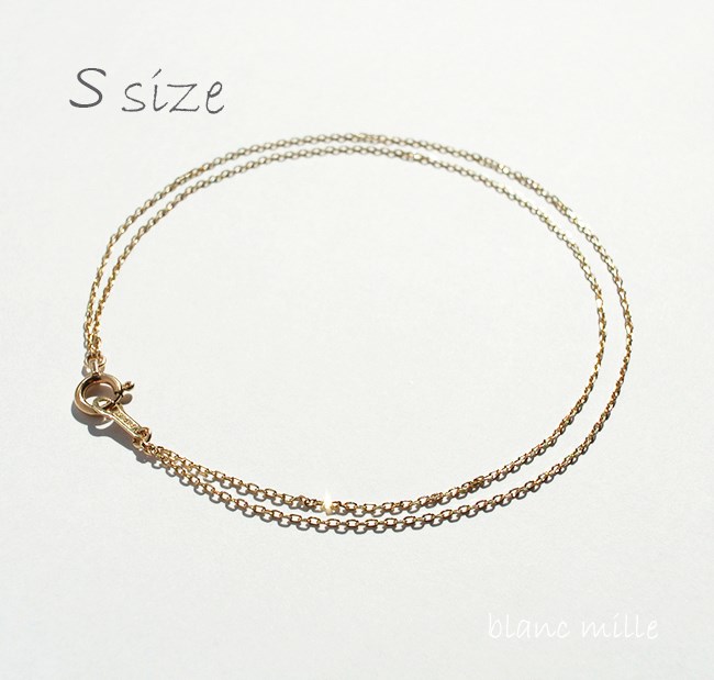 No.1373○*S　18金or10金 ゴールド2連シンプルブレスレット○ホワイトゴールド ピンクゴールド　オーダー制作